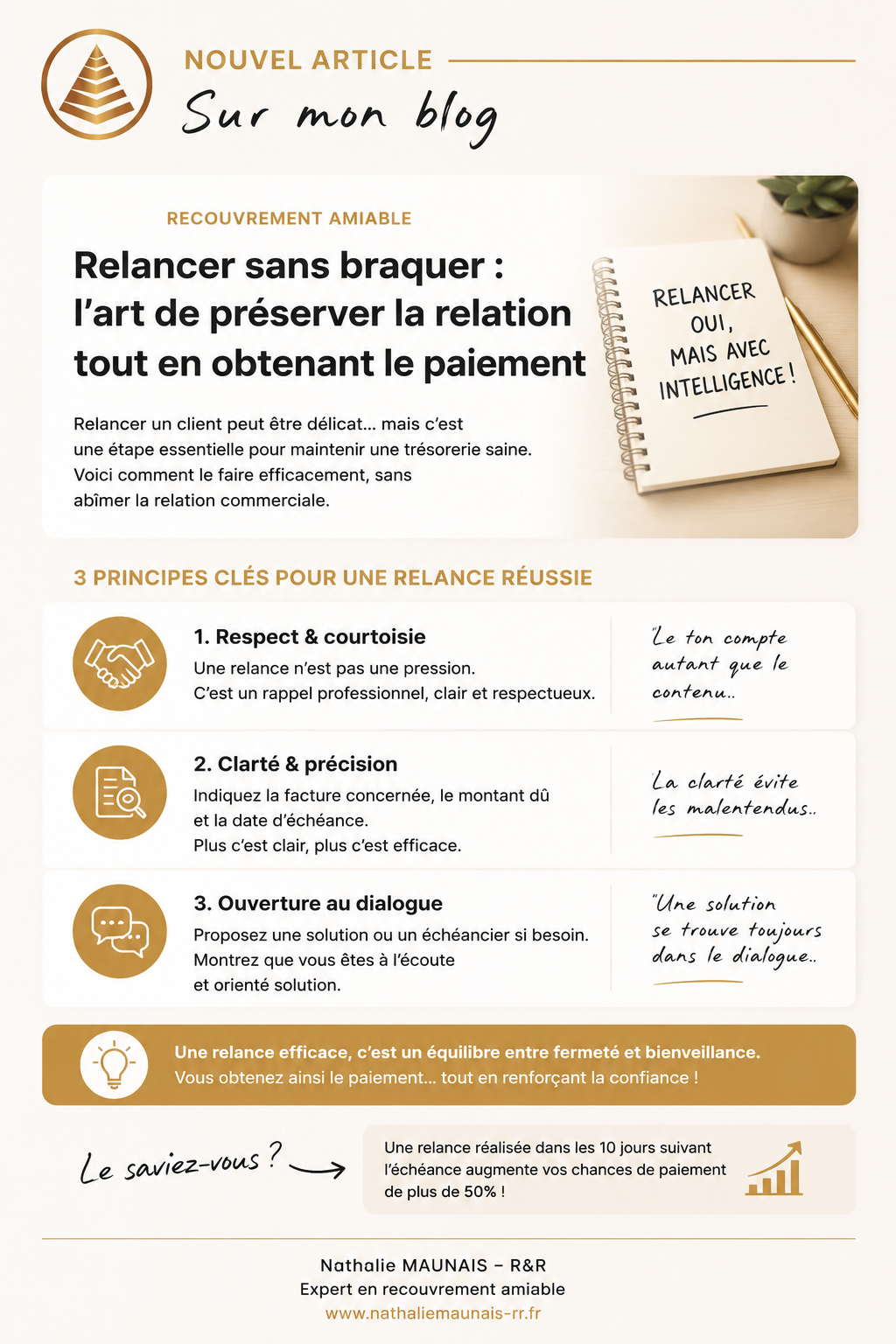 Relancer sans braquer son client : l'art de préserver la relation tout en obtenant le paiement
