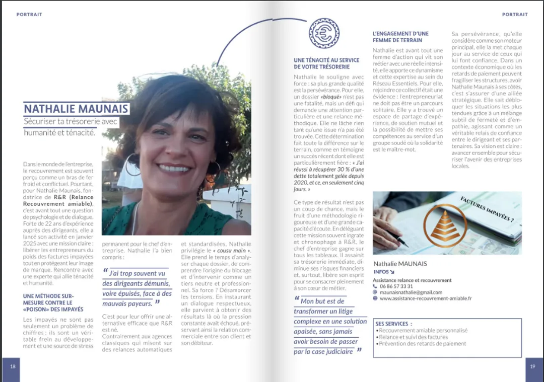 Quand le journal met en lumière le recouvrement amiable des créances